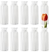 ZOOFOX 10 Pack Composite Plastic Flower Vase, 8