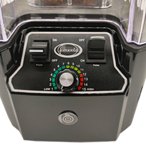 ミキサー、0.6 gal（2.2 l）、大容量、多機能、2200 w、30,000 rpm/min、攪拌棒、多目的使用、果物、野菜、氷、簡単なケア、家庭用、商業用品
