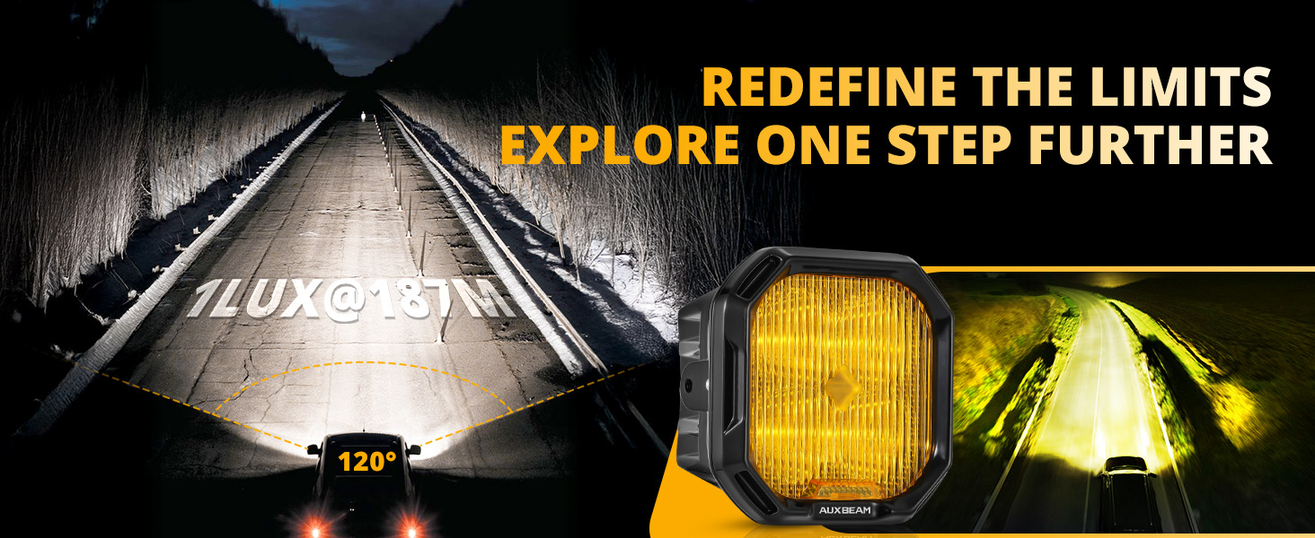 Auxbeam Color Play SAE Fog Light