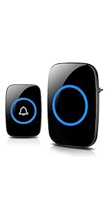 Bellページ Wireless Door Bell for Home,XZLOVE Wireless Doorbell Operating at