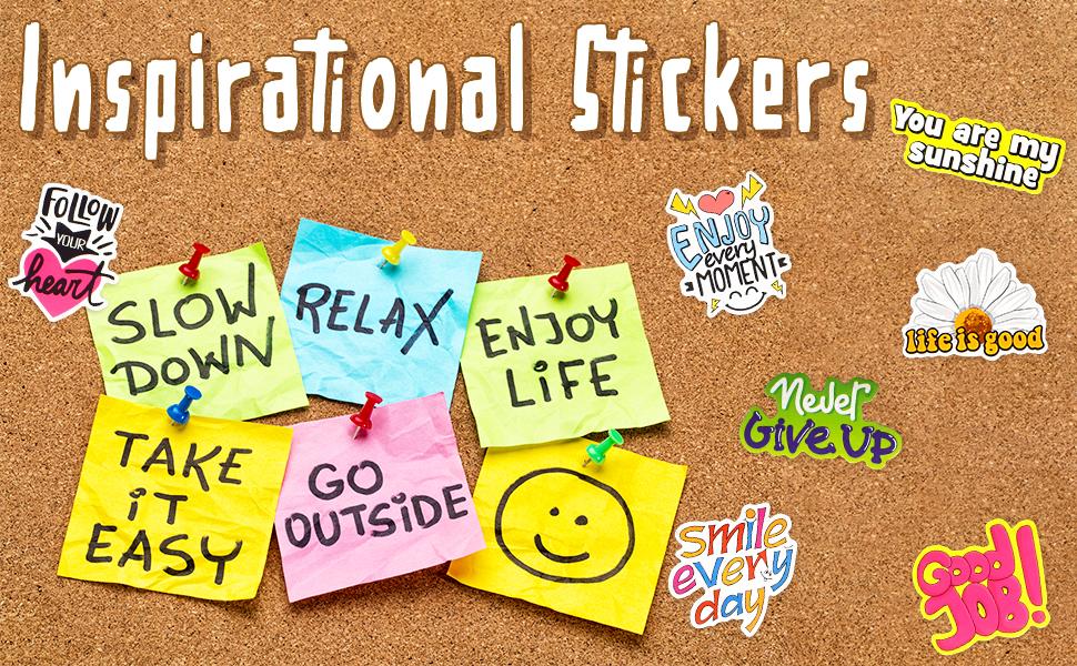 QTL Inspirational Stickers for Women Teens Motivational Stickers for Water Bottles Stickers for