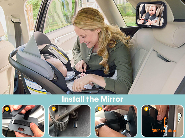 baby backseat car mirror
