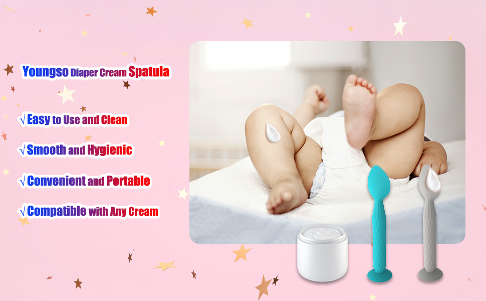 Youngso Diaper Cream Spatula Diaper Cream Applicator with