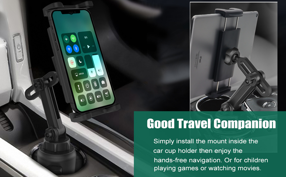 Car Cup Tablet Holder Mount