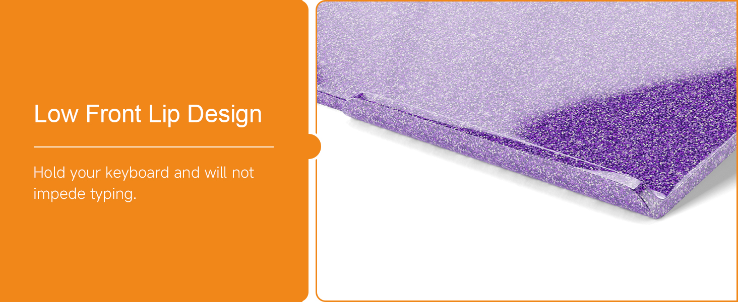 computer keyboard stand purple