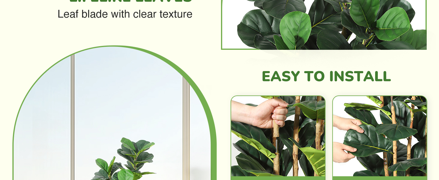 Faux Fiddle Leaf Fig Tree