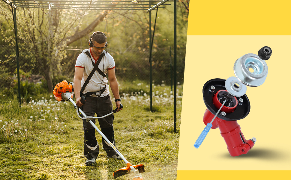 VIABRICO Brush Cutter Blade Adapter kit, Trimmer