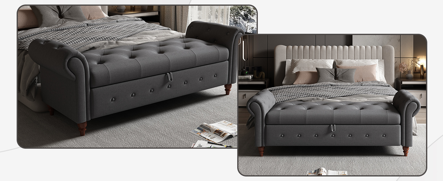 Storage Ottoman Bench