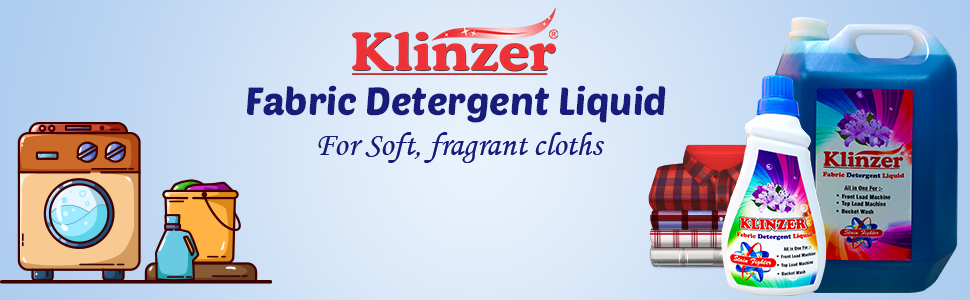 Klinzer Fabric Detergent liquid for soft and fragrant cloths