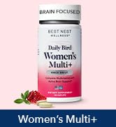 Best Nest Wellness Daily Bird Women's Multivitamin with Iron, Probiotics, Methylated Multivitamin...