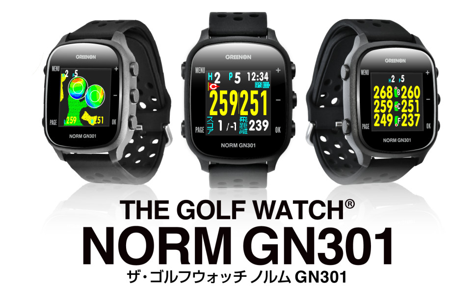 GREENON GPSナビウォッチ ブラック 楽天市場】グリーンオン ザ・ゴルフウォッチ（GPSナビ｜ラウンド