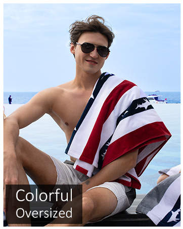 mens beach towel oversized pool towels