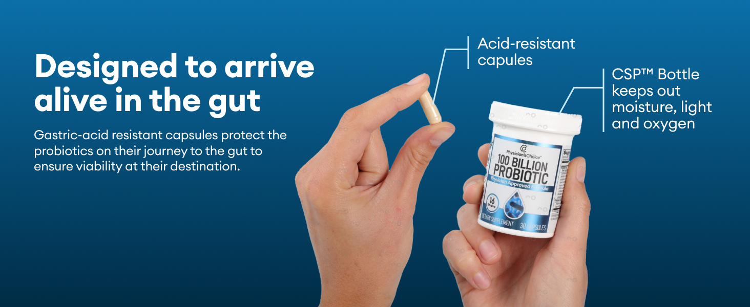 designed to arrive alive in the gut