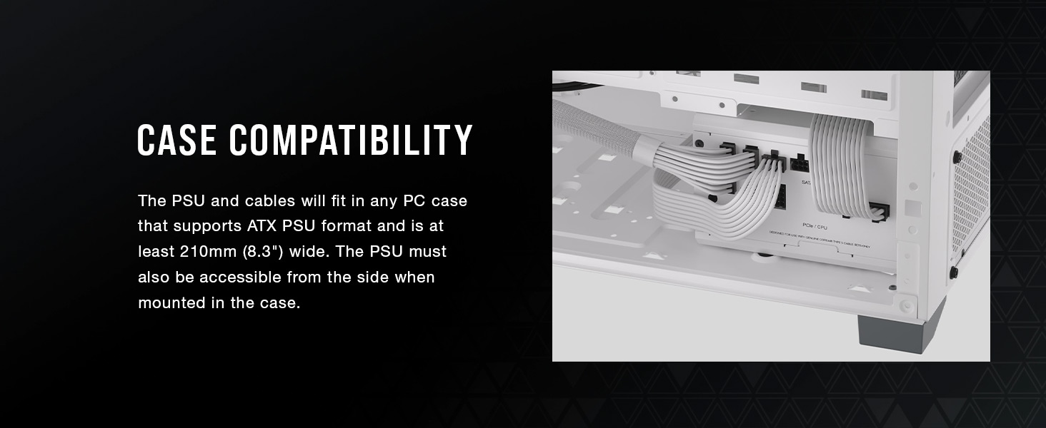 RM750x Shift PSU Power Supply White