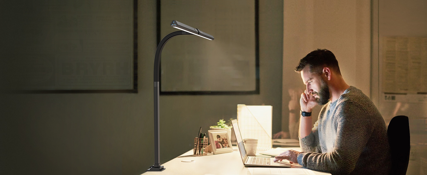KableRika LED Desk Lamp, 24W Brightest Architect for Home Office, 31.5