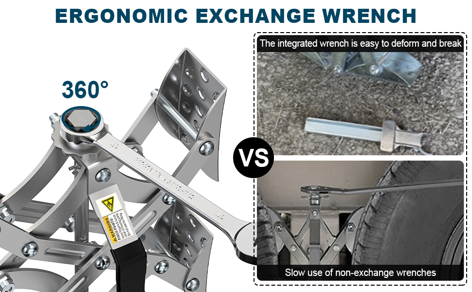 x shaped wheel chock stabilizer