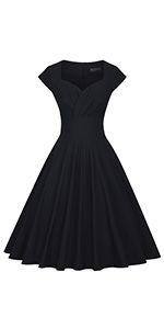 1950s Sweetheart Swing Dress