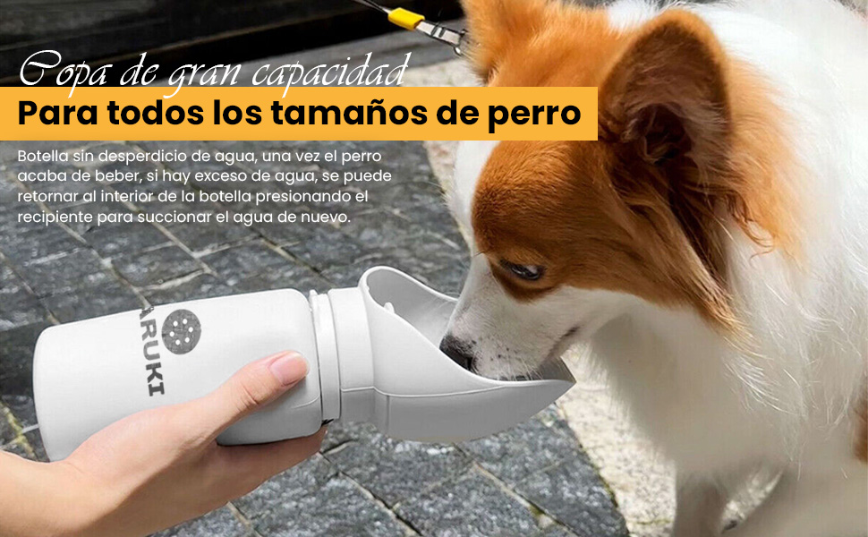Bebedero portátil para perro