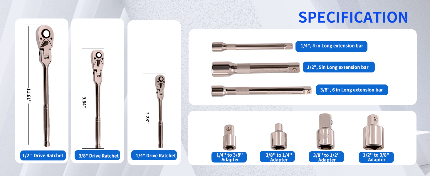 Swivel Head Ratchet