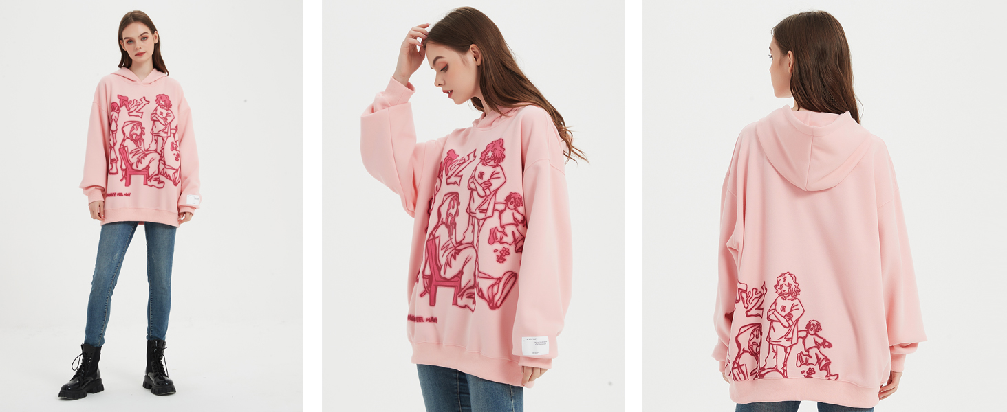 Cartoon Graphic Hoodie