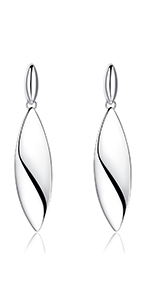 Silver Drop Earrings