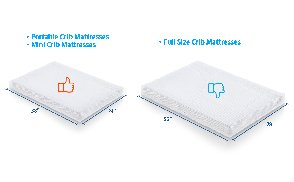 Portable cribs or mini cribs