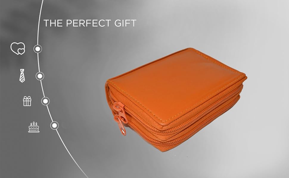 Amazon.com: Leatherboss Genuine Leather Rfid Safe Double Zipper