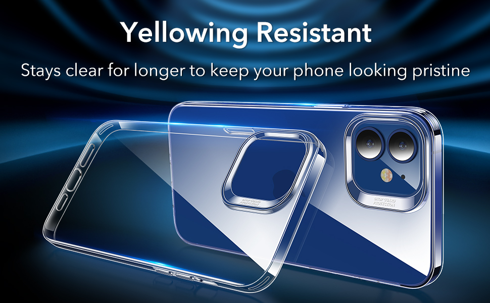 ESR Clear Case for iPhone 12/12 Pro 6.1", Slim Clear Soft TPU Back