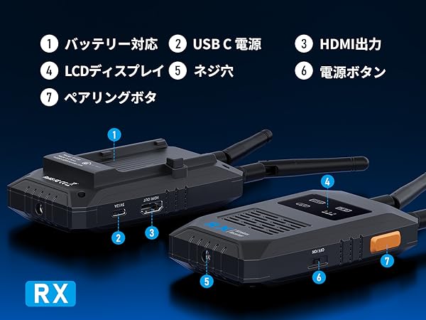 【新品】ワイヤレス HDMI 送受信機セット 小型 5G 200m Amazon.co.jp: ワイヤレス HDMI 送受信機セット 小型 5G 200M