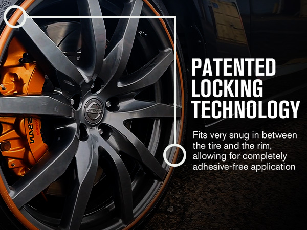 Amazon.com: AlloyGator Red Rim Protector for Car Wheels