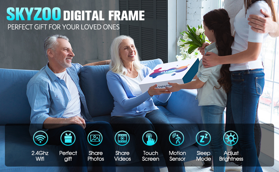 Mua Skyzoo Frame 10.1'' Digital Picture Frame, 1280x800 IPS Touch