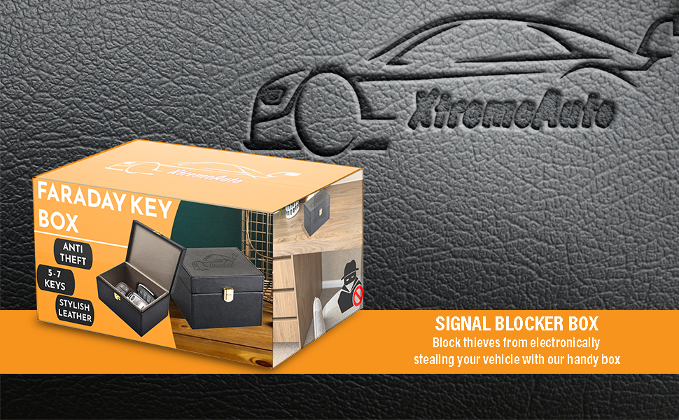 Xtremeauto 𝐋𝐚𝐫𝐠𝐞 Car Key Signal Blocker Box Faraday Box For Car Keys