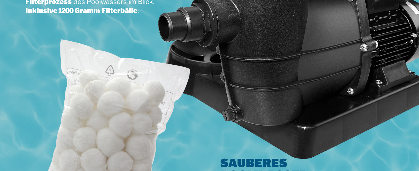 Monzana® Sandfilteranlage SF102K mit 35.000L/h Filterleistung für 35.000L Pools bis 1.2kg Filterbälle Poolreinigung Pump Dc105dff 437a 4b75 Bd0c 139321cfca13. CR0,0,1464,600 PT0 SX1464 V1