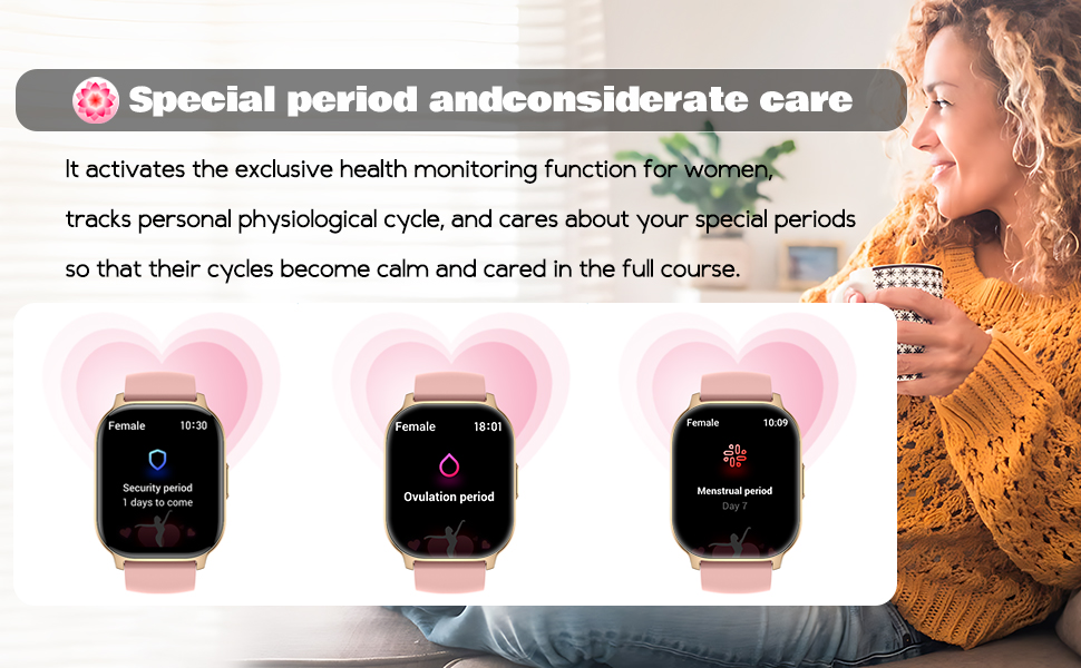 Smart Watch for Men Women Answer/Make Calls, upgrade 2.1" Touch Screen