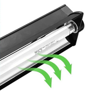 T5 UVB Reptile Light Fixture Combo Kit