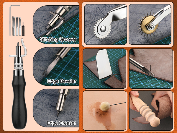 Leather Working Tools Kit