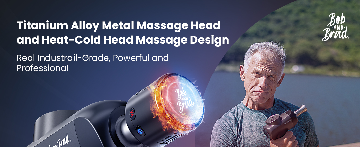 bob and brad massage gun with heat