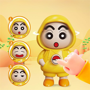 Shinchan Face Changing Keychain