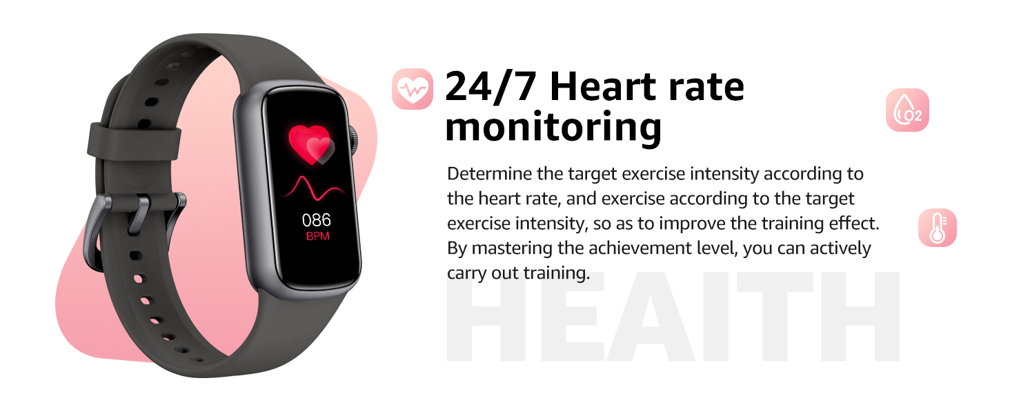 ASWEE Smart Watch for Men Women Kids Fitness Tracker 1.47 Touch Screen