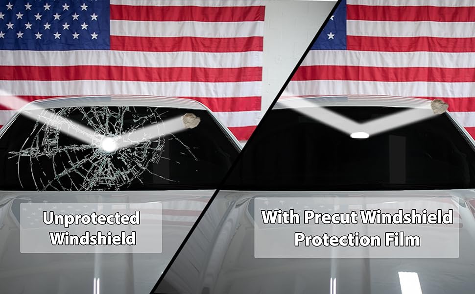 BOGAR TECH DESIGNS Precut Front Windshield Protection Film
