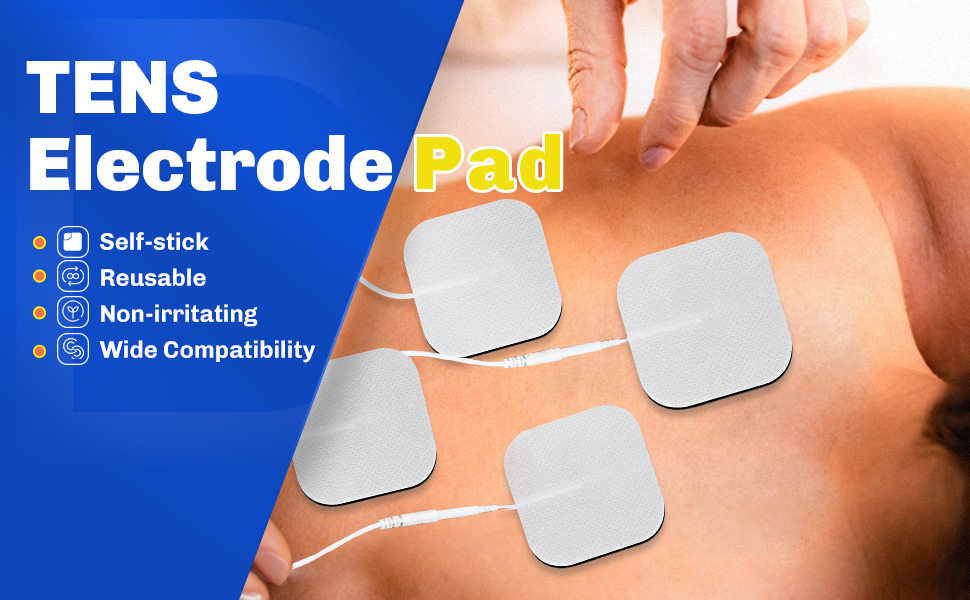 TENS Unit Electrodes Pads, 20 Pcs Adhesive Electrodes, Replacement