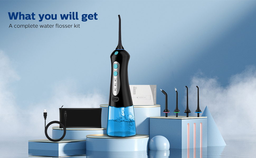 a complete water flosser kit