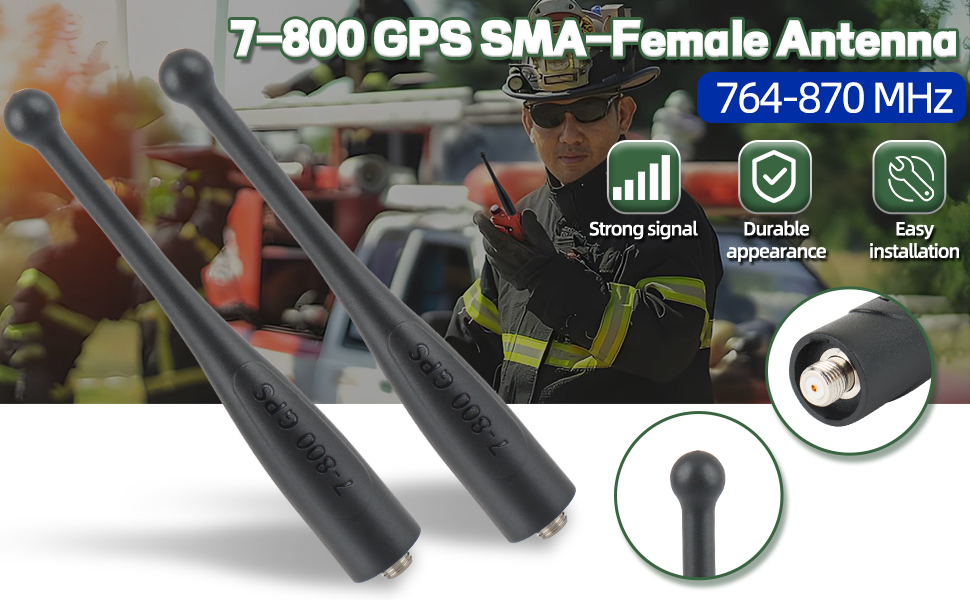 Amazon.com: Radio Antenna 7-800 GPS Stubby Antenna SMA