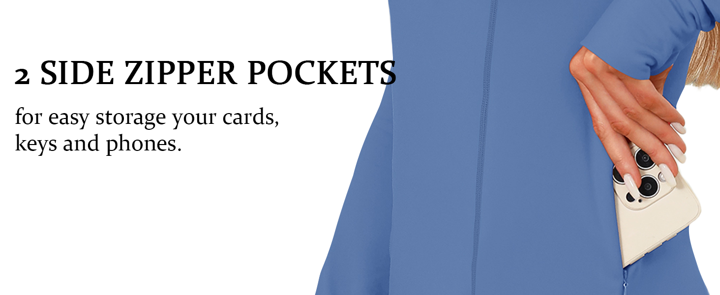 2 SIDE ZIPPER POCKETS