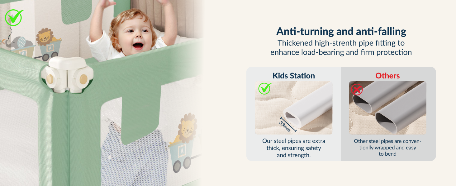 Kids safety rail