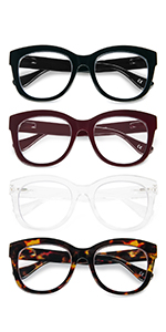 Reading Glasses for Women Oversized Square Design Ladies Blue Light Blocking Computer Reader