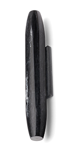 Fox Run White Marble Pastry Board Rolling Pin Stand Black Green