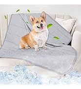 Dog Cooling Blanket, 0.4 Q-MAX Cooling Blanket For Large Dogs Washable, Cool To Touch Dog Blanket...