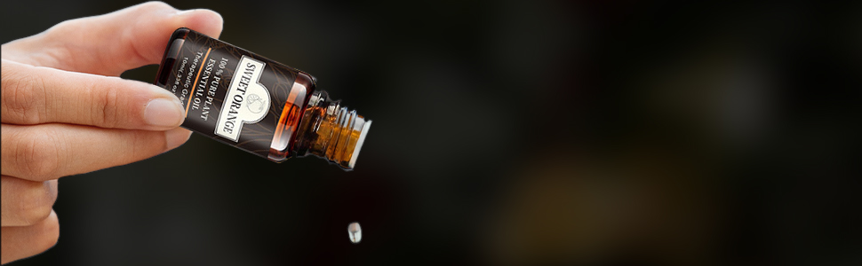 Sweet Orange Essential Oil 100% Natural Orange Essential Oil Aroma Oil 0.3 fl oz (10 ml)