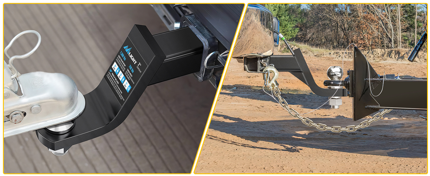 Nilight Trailer Hitch Ball Mount
